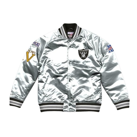 raiders mitchell and ness jacket